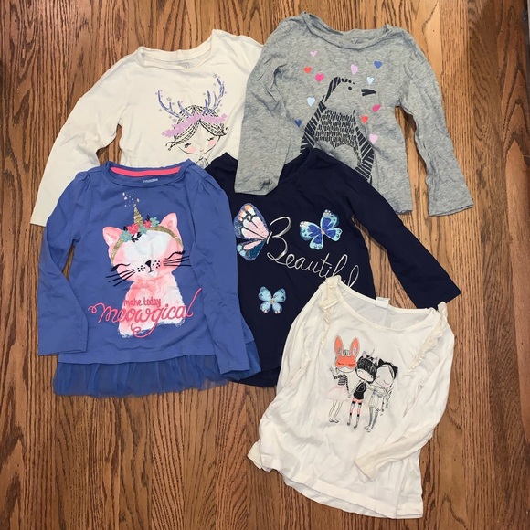 GAP Other - Lot of 5 Girls Long Sleeve Tops